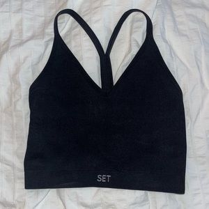 SET ACTIVE ribbed workout top. Never worn.